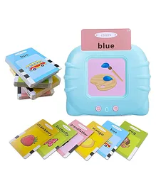 Domenico Talking Flash Cards Educational Learning Toys Montessori Toys Flash Cards 112 Cards - Pink