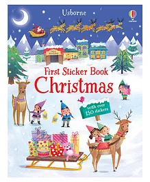 Usborne First Sticker Book Christmas - English