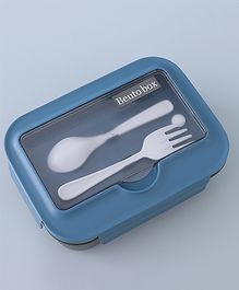 ZOE Lunch Box with Spoon & Fork - Blue