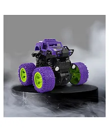 NHR Supreme Deals Mini Monster Truck Friction Powered Cars Toys 360 Degree Stunt 4wd Set of 1  - MultiColour