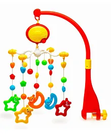Planet of Toys Rotating Zoo Musical & Light Rattle for Kids Musical Bed Bell Cot Mobile for Cradle for Baby  Jhoomer for Kids Bed Cot Hanging Rotational Rattle