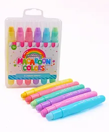 Scoobies Macaroon Silk Crayons - Pack Of 6