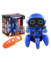 NEGOCIO Musical Dancing Robot - 7 Lighting Colors Moves His Arm Moves His Feet Battery Operated Remote Control + 3 Years - COLOR MAY VARY