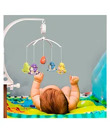 NEGOCIO Musical Cot Sound & Light Rattle Cot Mobile Rotating for Baby Cradle and Bed Jhumar for Baby and Kids - COLOR MAY VARY