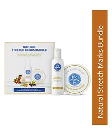 The Moms Co. 7 in 1 Natural Stretch Oil And Natural Body Butter For Preventing Stretch Marks - Combo Pack