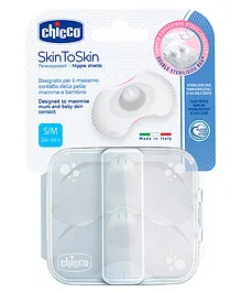 Chicco Silicone Nipple Shields Pack of 2 - White   