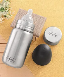 Babyhug Sterilizable Steel Feeding Bottle- 320 ml