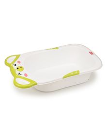 LuvLap Bubble Baby Bath tub with Soft Curved Edges, 6 m+, Ergonomic & Spacious, Durable Material (Green)