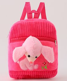 Bunny Soft Toy Bag Rose Red - 12 Inches