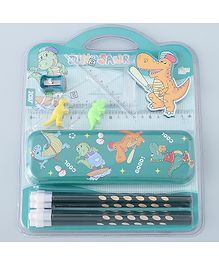 Stationery Set Dino Print - Green