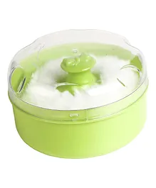 Ortis Portable Powder Puff with Box Holder Container - Green (Design May Vary)