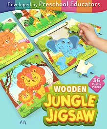 Intelliskills Jungle Jigsaw Puzzle
                        Multicolour - 36 Pieces