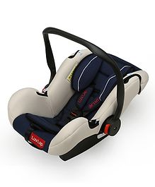 LuvLap 4-in-1 Infant|Baby Car Seat & Carry Cot with Canopy, Convertible to Car seat, Rocking chair, Carry Cot & feeding chair, 0 to 6 Months (Blue)