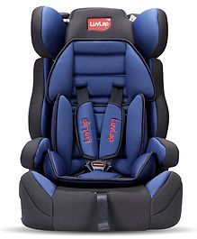 LuvLap Comfy Baby Car Seat With Adjustable Harness Height - Blue