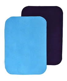 Mi Arcus Multicolor Antipill  Mattress Protector Pack of 2 - Blue