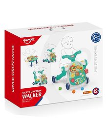 AKN TOYS 5 in 1 Baby Push Walkers Assemble as Scooter Motorbike Activity Center Detachable Panel Walking Toys Learning Walker for Infants Toddler (Color May Vary)