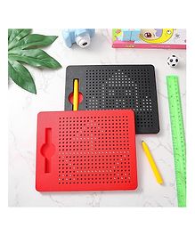 AZHARI erasable magna magnetic doodle drawing board Sketch Pad Slate Steel Ball Magnetic Drawing Writing Doodle Board Educational Read Write Learn Preschool Gift for Toddlers Boys and Girls