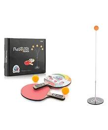 Sanjary Table Tennis Trainer Rebound Rackets and Balls Base Training Practice Set - Color May Vary