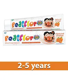 Pediflor Kidz Anticavity Fluoride Natural
                      Orange Flavor Toothpaste Vegan Friendly - 70 g