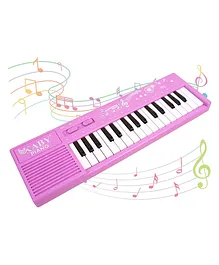 Toyshine Portable 32 Keys and 32 Melody Sound Mini Keyboard Piano Musical Toy - Pink