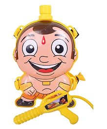 Toyshine Holi Water Toy Gun with Pressure Mechanism for Long Throw Back Holding Tank Back Holding Tank 1.5 L - Yellow