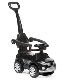 Dash Evok 3 in 1 Ride On with under Seat Storage Parental Handle  Backrest- Black