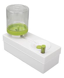 Ji and Ja Paint Brush Cleaner with Flushing Button & Auto Refill Refill Water Tank, Paint Brush Rinser Water Recycling Brush Rinser for Oil Paint Brushes, Acrylic Paint Brushes, Makeup Brush
