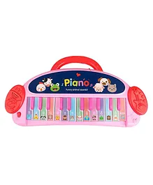 Zyamalox Multi-Functional 24-Key Animal Sound Piano: Portable Musical Toy with Funny Animal Sounds and Modes (Color May Vary)