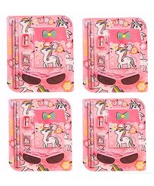 TERA 13 Unicorn Theme Goggle with Stationery items Set of 4 - Pink