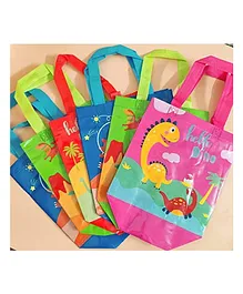 TERA 13 Dinosaur Theme Carry Bag for Kids, Random colour-6 Pcs