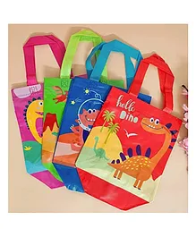 TERA 13 Dinosaur Theme Carry Bag for Kids, Random colour-10 Pcs