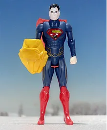 WOW Toys Delivering Joys of Life Realistic Action Figure of Super Guy Hero Accessories Included - Blue