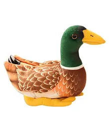Mikha Duck Soft Toy Real Lookalike Mallard Duck Soft Toy Stuffed Animals Plush Toy (Color May Vary) Length 35 cm