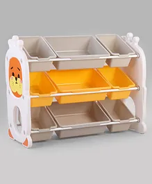 Multipurpose Storage Shelves Sea Lion Print - Yellow