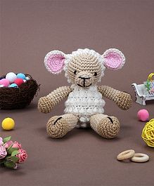 Crochet Sheep Soft Toys - Cream