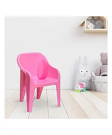 Nilkamal Plastic Eeezygo Baby Chair Modern and Comfortable with Arm & Backrest Pink Colour