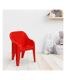 Nilkamal Plastic Eeezygo Baby Chair Modern and Comfortable with Arm & Backrest Red Colour