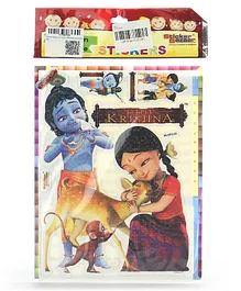 Sticker Bazaar A4 Foam Little Krishna Sticker Set - Multicolour