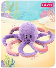 Babyhug Octopus Soft Plush Toy Purple - Height 18.5 cm