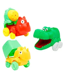 STERLING Mini Monster Dino Croc Alligator-  Pack of 3