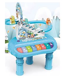 NEGOCIO Early Learning Baby Music Toy 2-in-1 Ice Penguins Slide & Piano Toy (Color May Vary)