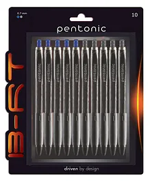 Pentonic  B RT Ball Pen - Multicolor ink, 10 Pcs