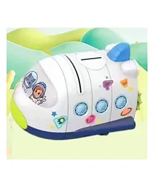 TERA13 Space Piggy Bank with Key & Lock for Boys Kids