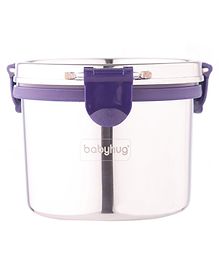 Babyhug Stainless Steel Airvent Container - 500 ml