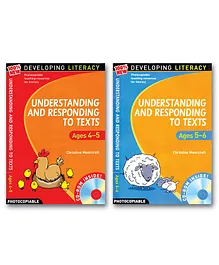Developing Literacy : Understanding and Responding to Texts:  For Age - 4-5 & 5-6 Pack of 2 Books - English