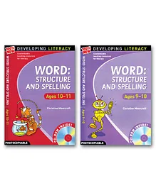 Developing Literacy : Word Structure and Spelling For Age - 9-10 & 10-11 Pack of 2 Books - English
