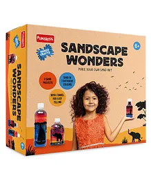 Funskool DIY Sandscape Wonders Art and Craft Kit - Multicolour