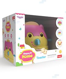 Giggles Funskool Happy Little Home Toaster Koala Theme- Yellow & Pink