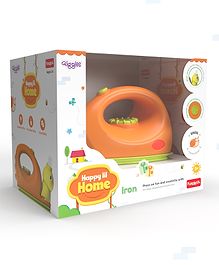 Giggles Funskool Happy Little Home Iron Snail Theme- Yellow & Orange