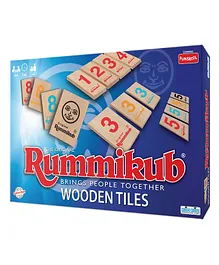 Funskool Rummikub Wooden Tiles Strategic Board Game - Multicolour